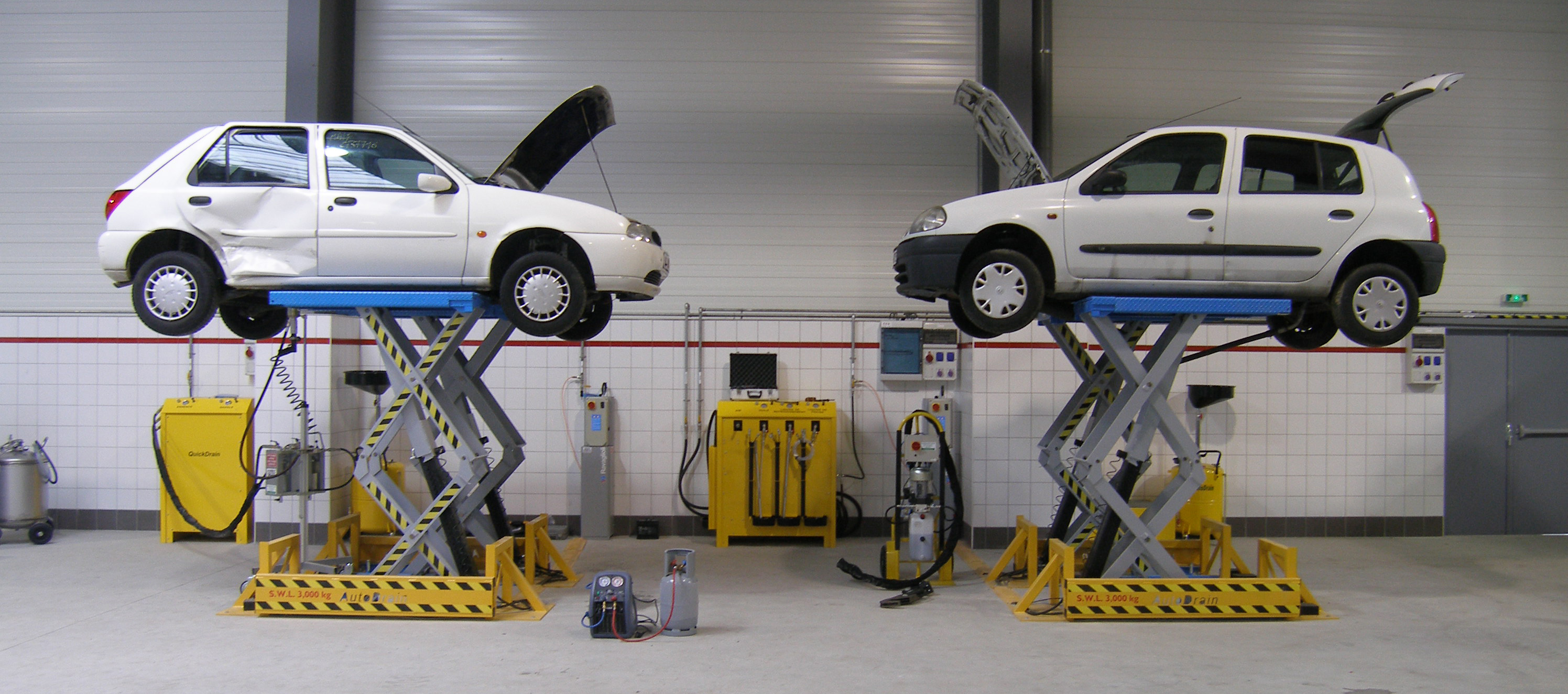 High volume twin bay for End of Life Vehicles  