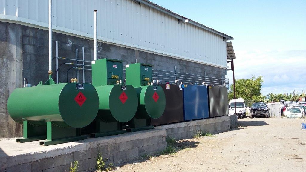 Safe Storage for Valuable Fuel and Fluids - Reunion Island