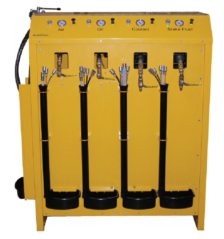 Image of AutoDrain QuickDrain | Óleo, líquido de refrigeração, fluido dos travões e ar